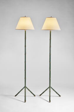 View 1 of Lot 313: Pair of Floor Lamps