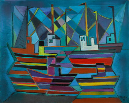 Catalog image of Untitled (Bateaux de pêche)