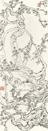 Catalog image of Lü Fengzi 呂鳳子 | Ink Plum Blossom 墨梅圖