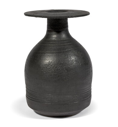 Catalog image of hans coper | black bottle vase