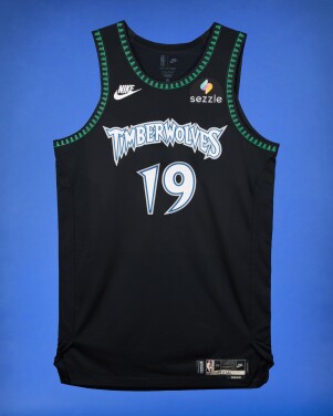 View 1 of Lot 38: Joan Beringer Minnesota Timberwolves 2025-2026 Game Worn Classic Edition Jersey