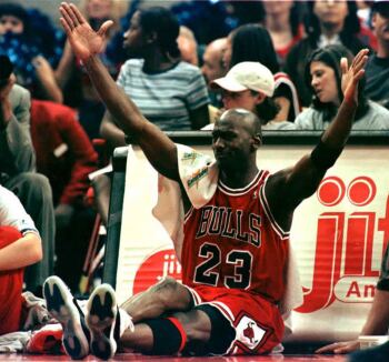 Basketball NBA Michael Jordan, Chicago Bulls in 1995 Stock Photo - Alamy