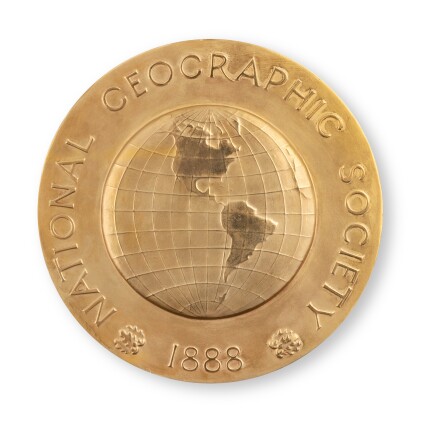 View 1 of Lot 58: Buzz Aldrin's 1970 National Geographic Society Hubbard Medal