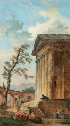Catalog image of An architectural capriccio with ruins | Caprice architectural aux ruines
