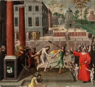 View 1 of Lot 8: Le Christ devant Pilate 