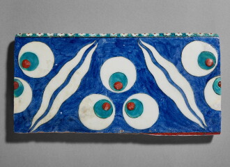 View 1 of Lot 22: An Iznik Pottery Border Tile, Turkey, circa 1570