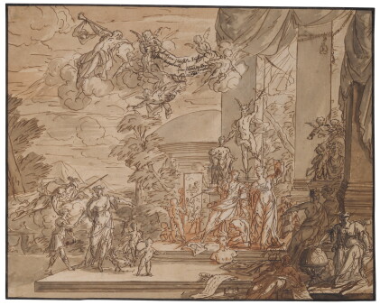 Catalog image of mattheus terwesten | an allegory of the story of ulysses
