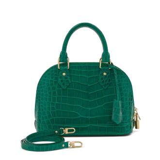 View 1 of Lot 52: Green Alligator Alma BB Gold Hardware, 2001