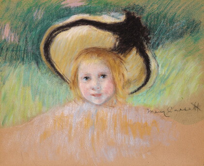 Catalog image of Girl in a Hat with a Black Ribbon