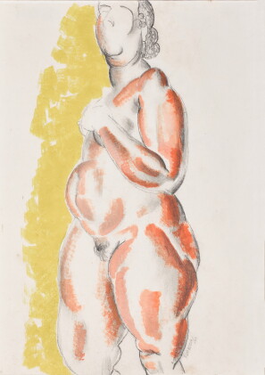 Catalog image of frank dobson, r.a. | study of a pregnant woman