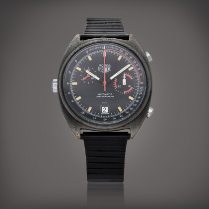 Catalog image of Monza, Reference 150.501 | A stainless stainless steel PVD-coated chronograph w…