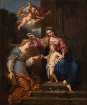 Catalog image of The Mystic Marriage of Saint Catherine | Le mariage mystique de sainte Catherine