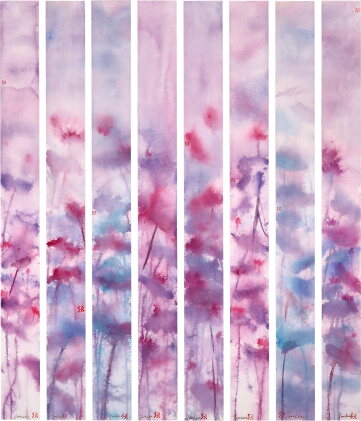 Catalog image of 蕭芬琪 歡歌和鳴 | Harmonious Purple Lotus Pond