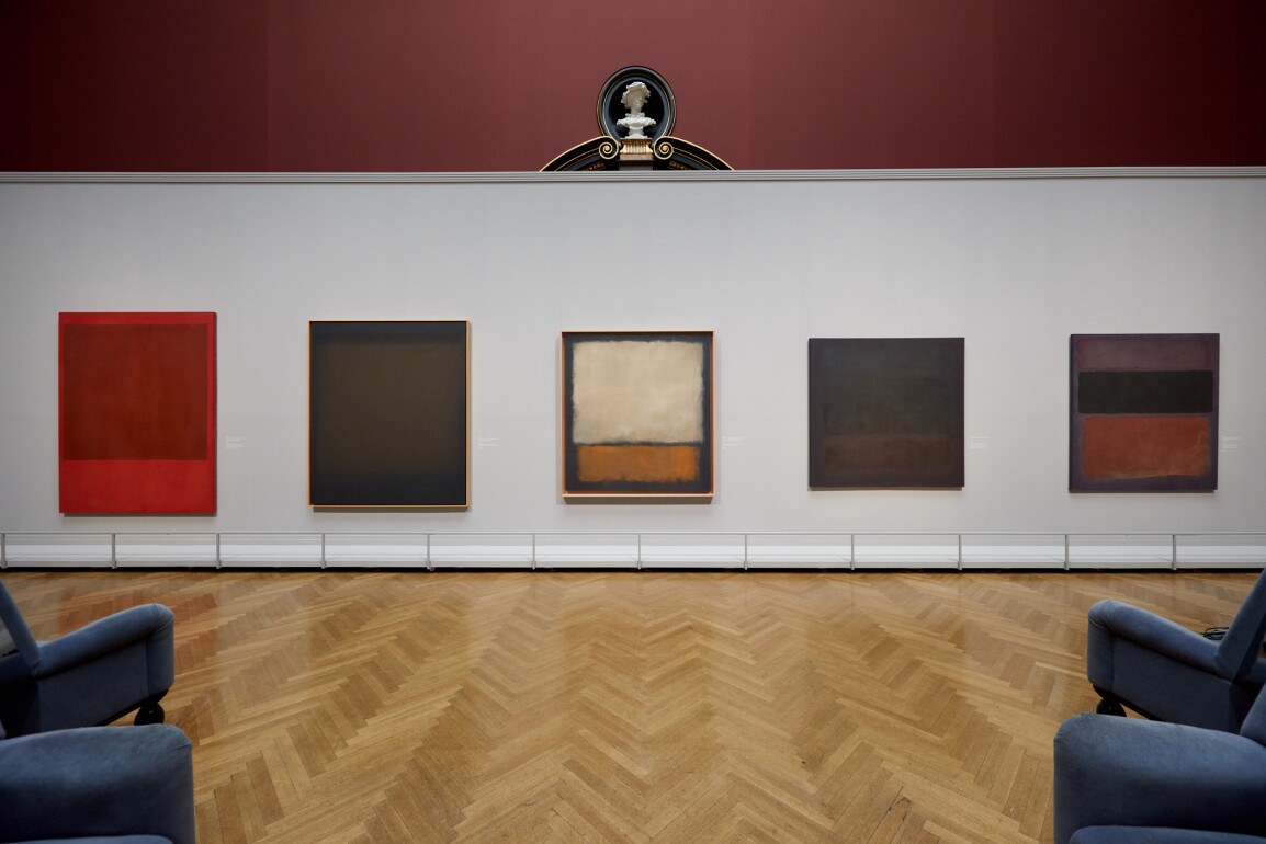 mark rothko's on wall