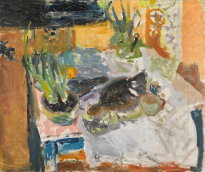 Catalog image of Still Life with Hyacinths, Plaice and Lemon : 1946