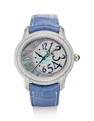 Catalog image of audemars piguet | millenary, reference 77303bc.zz.d007su.01 a white gold and di…