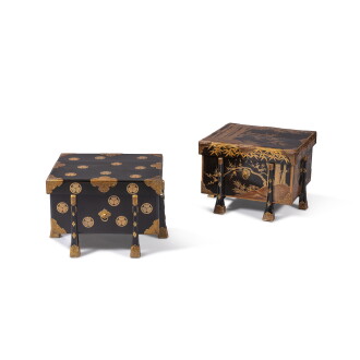 View 1 of Lot 314: Deux coffres en laque (karabitsu), Japon, époque Edo, XIXe siècle
