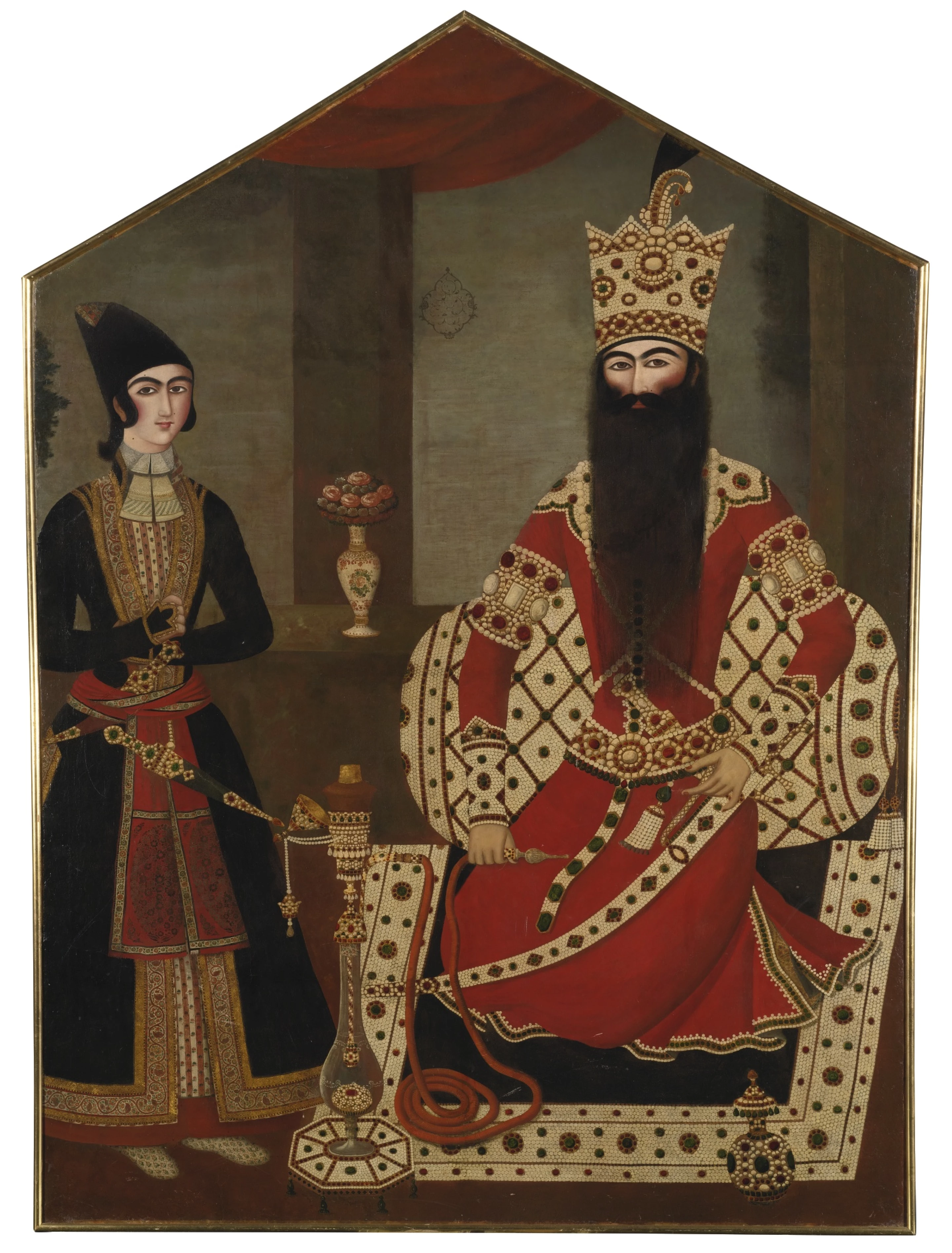 Attributed to Mihr Ali’, Portrait of Shah Fath Ali, c. 1815, private collection.