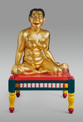 Catalog image of Woman on Charpoy