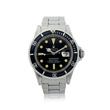 Catalog image of rolex | reference 1680 submariner a stainless steel automatic wristwatch with d…