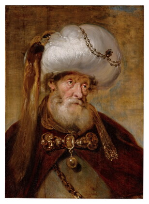 Catalog image of Portrait of a bearded man with a turban