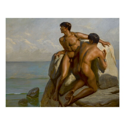 Catalog image of marcel renée herrfeldt | two male nudes on the shore