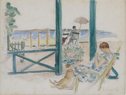 Catalog image of Untitled (Femme sur la plage)