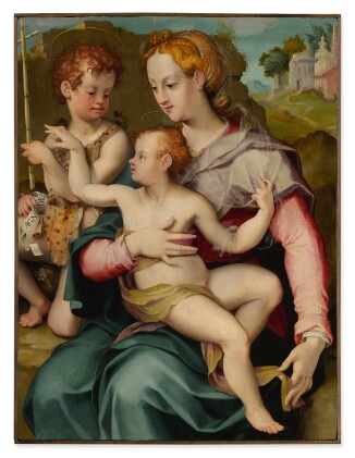  MADONNA AND CHILD WITH THE INFANT SAINT JOHN THE BAPTIST