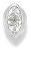 60. rock crystal and diamond ring, suzanne belperron, circa 1935