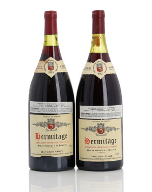 View 1 of Lot 1006: Hermitage Rouge 1983 Jean-Louis Chave (2 MAG)