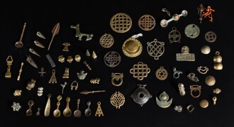 View 1 of Lot 897: A spectacular group of thogkchas, Tibet, Himalayan regions and Central Asia, 8th - 14th century