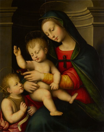 Catalog image of The Madonna and Child with the infant Saint John the Baptist