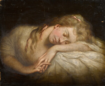 Catalog image of Portrait of a sleeping girl
