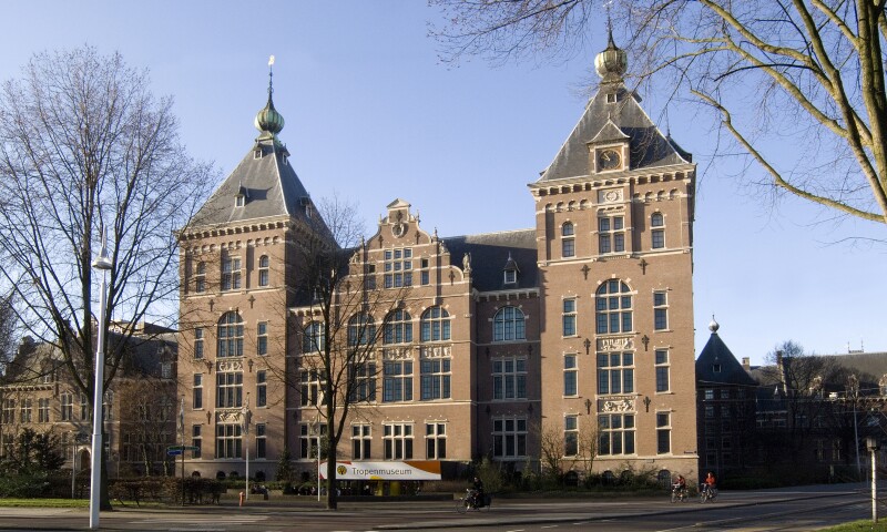 Exterior view of the Tropenmuseum in Amsterdam