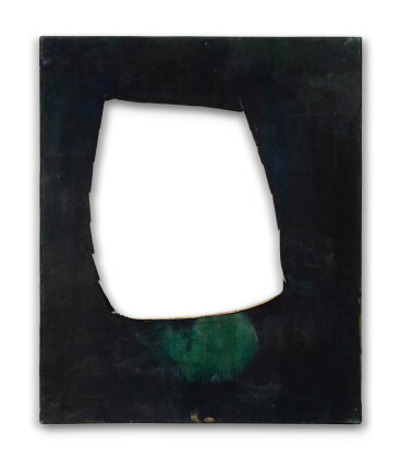 Catalog image of Hollowed-out stretched painted canvas from Francis Bacon's Paris Studio