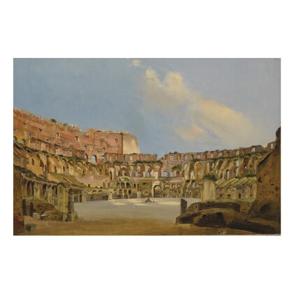 Catalog image of ippolito caffi | view of the coliseum from the interior, ground level