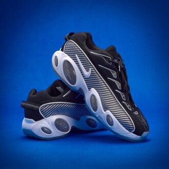 View 1 of Lot 23: Stephen Curry 2025-2026 Tunnel Worn Dual-Signed Nike NOCTA Glide