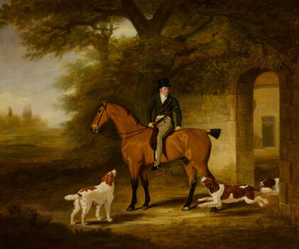 Catalog image of A Chestnut Hunter with Robert Day up