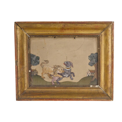 Catalog image of an italian pietre dure and mother of pearl panel, florence, late 17th century