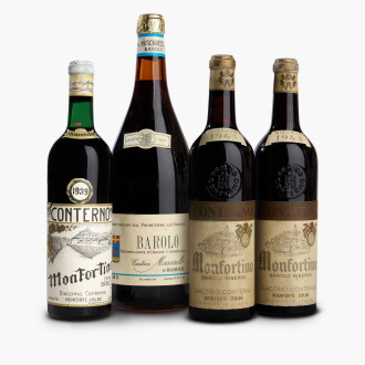 View 1 of Lot 574: Barolo Monfortino Riserva Stravecchio 1939 Giacomo Conterno (2 BT)