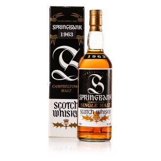 View 1 of Lot 698: Springbank Vintage 46.0 abv 1963  (1 BT75)