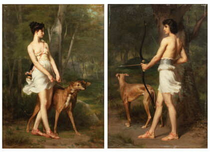 Catalog image of gaston casimir saint-pierre | diana and actaeon