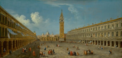 Catalog image of venice, a view of the piazza san marco