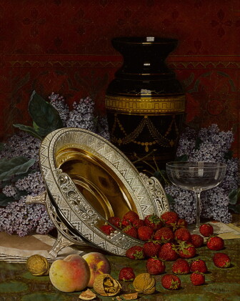 Catalog image of Still Life with Strawberries and Lilacs