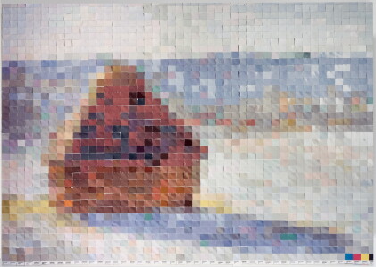 Catalog image of Haystack #1, After Monet (from Pictures of Color)