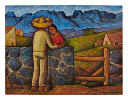 Catalog image of alfredo ramos martínez | los novios (the sweethearts)