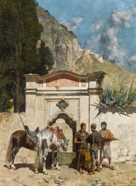 View 1 of Lot 8: Watering the Horses