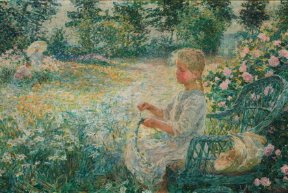 Catalog image of fille au jardin