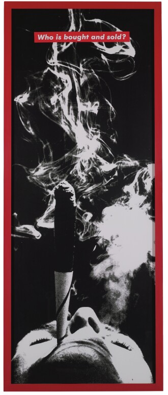 Artwork done by Barbara Kruger