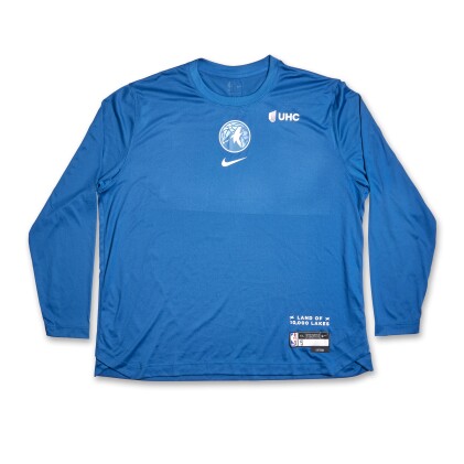 View 1 of Lot 16: Anthony Edwards Minnesota Timberwolves 2023-2024 Game Issued City Edition Warmup Set